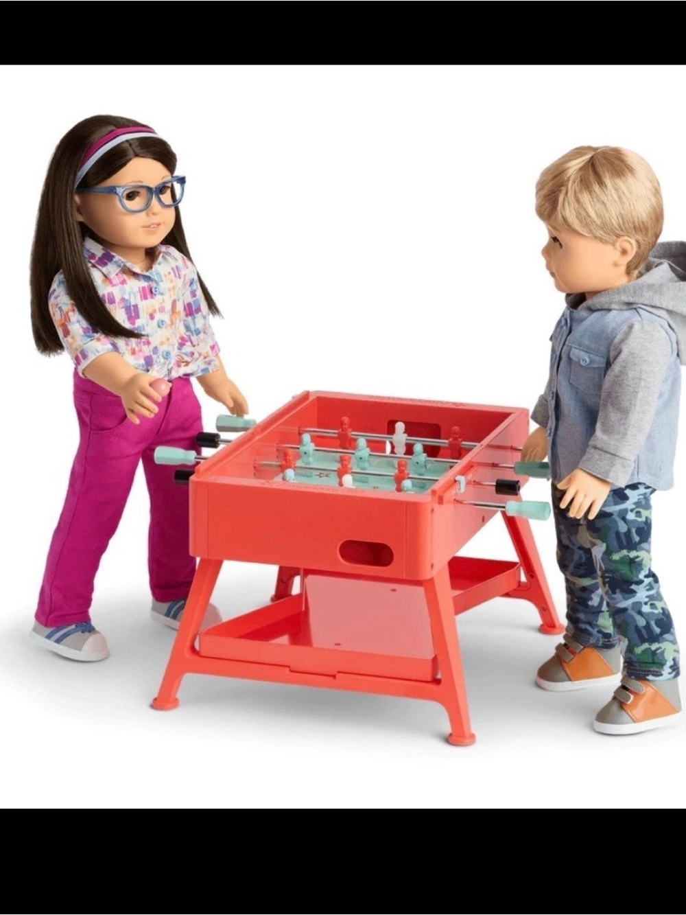 American Girl Doll Foosball Table